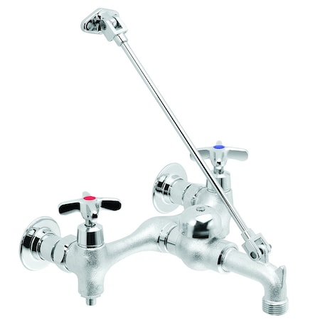 Speakman Comm&er SC-5811-RCP-SH Service Sink Faucet W/ 5' Vinyl Hose&Wall Hook SC-5811-RCP-5H